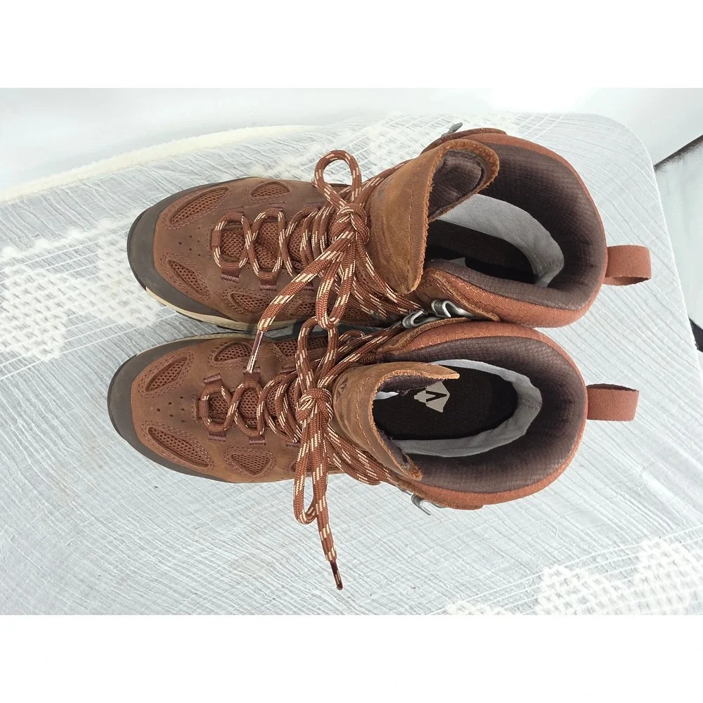 Vasque Talus XT GTX Waterproof Hiking Boots Brown Leather 7755 Wide Mens 7.5